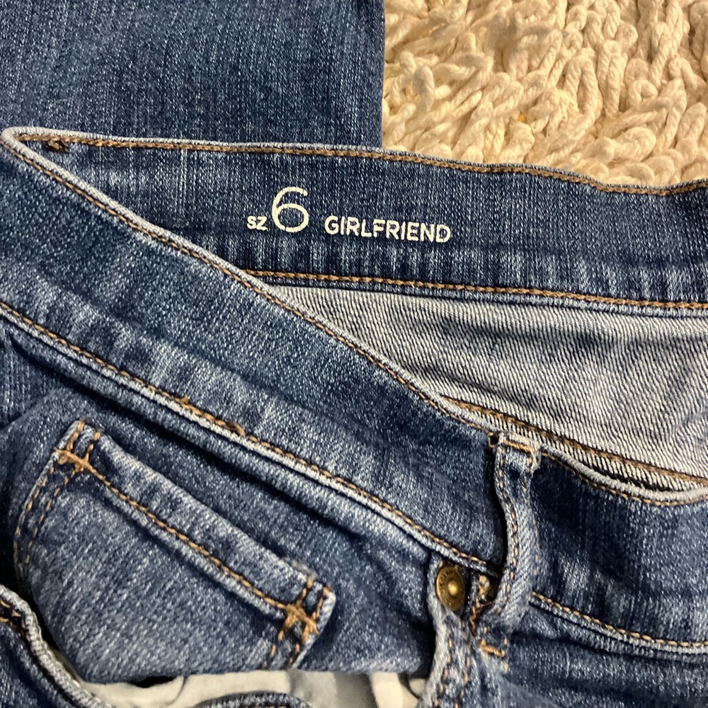 COPY - Loft  Girlfriend Jeans Size 6 - Picture 4 of 7
